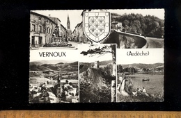 Delcampe - VERNOUX EN VIVARAIS Ardèche 07 : Multivues Ville - Vernoux