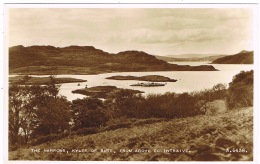 RB 1158 -  Real Photo Postcard - The Narrows Kyles Of Bute From Above Colintraive Scotland - Bute