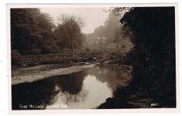 RB 1159 - Real Photo Postcard - Near The Lodge - Lathkill Dale Derbyshire - Peak District - Derbyshire