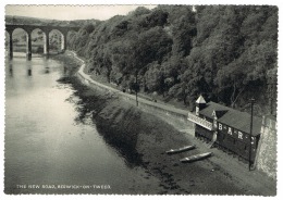 RB 1160 -  Postcard - The New Road & Bridge - Berwick-on-Tweed Scotland - Berwickshire