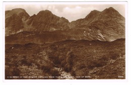 RB 1160 -  1937 Real Photo Postcard - Glimpse Of Cuillins From Elgol Road Isle Of Skye - Scotland - Inverness-shire