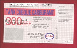 Tankcheque Esso 300 Frank - [ 9] Collections