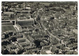 RB 1162 - Aerial Real Photo Postcard - King's Parade & University Colleges Cambridge - Cambridge
