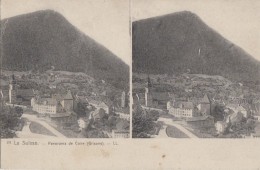 Suisse - Carte Stéréoscopique - Panorama De Coire - Coire