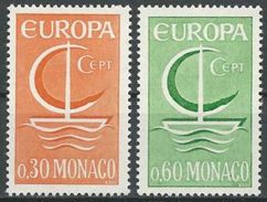 MONACO 1966 Mi-Nr. 835/36 ** MNH - CEPT - 1966