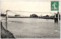 37 SAINT-CYR - Crues De La Loire - La Loire En Aval Du Pont Bonaparte Le 20 Octobre    (Recto/Verso) - Saint-Cyr-sur-Loire