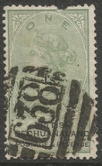 British Bechuanaland. 1888 QV Surcharged. 1/- On 1/- Used SG 28 - 1885-1895 Colonia Británica