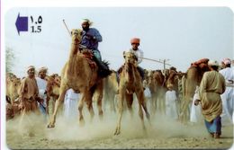 Chameau Camel  Animal Jungle  Télécarte OMAN  Phonecard  Telefonkarte (S.239) - Oman