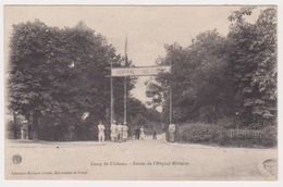 CPA MARNE 51 MOURMELON Camp De Châlon Entrée De L'Hopital Militaire - Camp De Châlons - Mourmelon