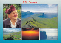 Faroe Islands PPC Færøerne Eidi Frederik Eidesgaard KLAKSVIG 1999 VORDINGBORG (2 Scans) - Faroe Islands