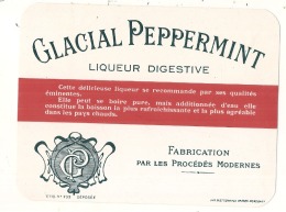 MENTHE GLACIALE Glacial Peppermiint Liqueur Digestive    - (4 Points De Colles Dos Aminci ) - Whisky