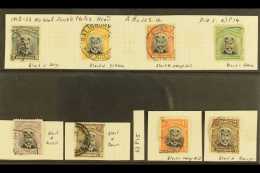 1913-19 USED ADMIRALS Includes 1913-19 Double Working Plates, Head Die I (perf 14) 2d, 3d, 4d, 5d, 6d, And 2s, SG... - Other & Unclassified