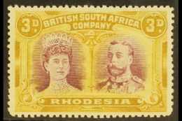 1910 3d Violet And Ochre, Double Head, SG 137, Very Fine Well Centered Mint. For More Images, Please Visit... - Altri & Non Classificati