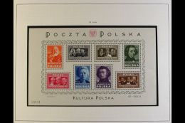1948 Polish Culture Miniature Sheet, Michel Block 10, Never Hinged Mint.  For More Images, Please Visit... - Autres & Non Classés