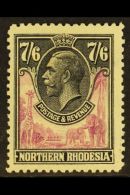 1925-9 7s6d Rose-purple & Black, SG 15, Very Fine Mint. For More Images, Please Visit... - Rhodesia Del Nord (...-1963)