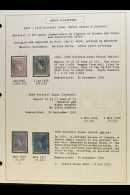 NETHERLANDS INDIES 1902 -1949 FINE USED COLLECTION Nicely Presented And Written Up On Pages. Note 1902-12... - Other & Unclassified