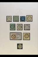 GUADALAJARA LOCAL STAMPS 1867-1868 Interesting Fine Mint & Used Collection In Hingeless Mounts Written Up On... - Messico