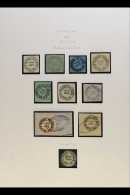 GUADALAJARA LOCAL STAMPS 1867-1868 Interesting Fine Mint & Used Collection In Hingeless Mounts Written Up On... - Mexico