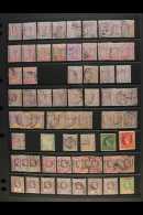 1890-1954 MOSTLY USED ACCUMULATION Presented On Stock Pages. Includes 1890 QV Set To 1s, KEVII To 1s, KGV To... - Leeward  Islands
