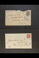 1877-1892 Covers Addressed To The Harrison Family, Hordley Estate, Plantain Garden River P.O. Five Covers Bear... - Jamaica (...-1961)
