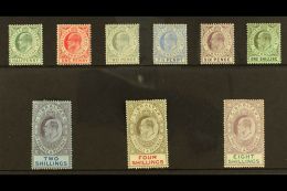 1906-11 KEVII New Colour Definitive Set, SG 66/74, Some Tiny Imperfections, Generally Fine Mint (9 Stamps) For... - Gibilterra