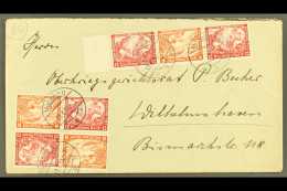 1933 WELFARE FUND 12pf + 3pf & 8pf + 4pf Se-tenants On FORGED Cover From Munich.  For More Images, Please... - Other & Unclassified