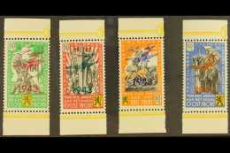 FLEMISH LEGION 1943 Aircraft Overprints Type II (position 2) Complete Set, Michel V/VIII, Fine Never Hinged Mint... - Other & Unclassified