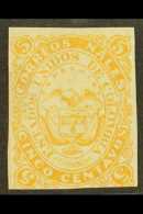 1868 5c Orange, Scott 53, Fine Mint With Close Margins, Exp Senf For More Images, Please Visit... - Colombie