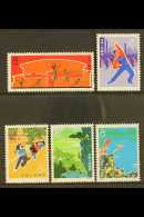 1972 Physical Culture Set, SG 2480/84, Scott 1090/94, Never Hinged Mint (5 Stamps) For More Images, Please Visit... - Altri & Non Classificati