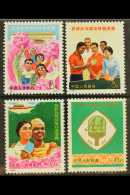 1971 Afro Asian Friendship Table Tennis Set, SG 2466/69, Scott 1076/79, Never Hinged Mint (4 Stamps) For More... - Autres & Non Classés