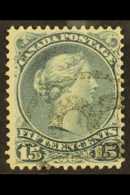 1868-71 15c Slate Large Queen, Perf 11½ X 12, SG 66, Neat "R" Cancel. For More Images, Please Visit... - Other & Unclassified