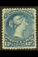 1868-71 12½c Bright Blue Large Queen, SG 60, Fresh Unused.  For More Images, Please Visit... - Otros & Sin Clasificación