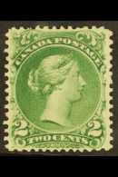 1868 2c Grass Green Large Queen, Ottawa Printing, SG 48, Fresh Unused. For More Images, Please Visit... - Sonstige & Ohne Zuordnung