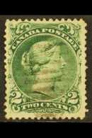 1868 2c Bluish Green Large Queen On Watermarked Paper, SG 57da, Showing Clear "BOT", Finely Used.  For More... - Other & Unclassified