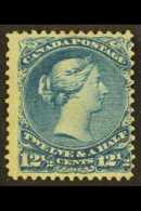 1868 12½c Bright Blue Large Queen, Ottawa Printing, SG 51, Mint With Part O.g, Thin. For More Images,... - Other & Unclassified