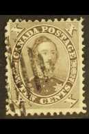 1859 10c Black Brown Prince Albert, SG 33, An Attractive Example With Neat Barred Cancel, Corner Thin, Scarce... - Other & Unclassified