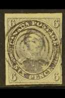 1851 6d Slate-lilac Prince Albert On Laid Paper, SG 2, Three Good Margins, Just Shaved Into Outer Frame And Small... - Otros & Sin Clasificación