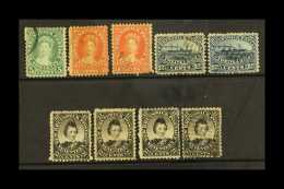 1860-63 Small But Interesting Range Comprising 5c Used, 10c Used (2), 12½c Used (2), Plus 17c Mint (3) And... - Other & Unclassified