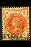 1893 40pa On ½d Vermilion, SG 7, Very Fine Used (Broken S), With "Mar 1 93" Cds Cancel. For More Images,... - Levant Britannique