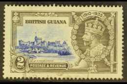 1935 2c Silver Jubilee With "DOT BY FLAGSTAFF" Variety, SG 301h, Very Fine Used With Light Cds Cancel Well Clear... - Guyane Britannique (...-1966)