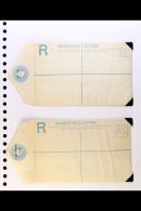 POSTAL STATIONERY 1885-1961 Fine Unused All Different Collection, With Postal Cards (2), Registered Envelopes (6)... - Autres & Non Classés