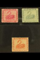 WESTERN AUSTRALIA 1888 1d, 2d & 4d Wmk Crown CA Issue Complete, SG 103/05, Very Fine Mint (3 Stamps) For More... - Autres & Non Classés