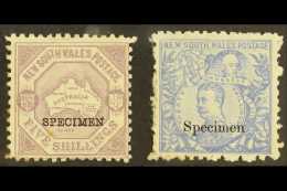 NEW SOUTH WALES 1890 5s & 10s Centenary Issue Opt'd "SPECIMEN", SG 263s/64s, Mint Part OG, Fresh And... - Altri & Non Classificati