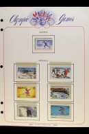 OLYMPICS 1969-1980 World All Different Never Hinged Mint Collection Of Complete Set & Mini-sheets In Hingeless... - Non Classés