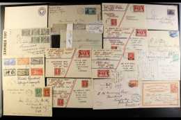 BNA COVERS & CARDS 1894 - 1945 Selection Of Covers From And Inward Mail To Canada And Newfoundland Including... - Other & Unclassified