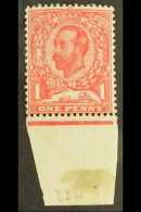 1912 1d Aniline Scarlet, SG 343, Very Fine Marginal NHM. For More Images, Please Visit... - Unclassified