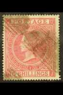 1867-83 5s Rose, Plate 1, Watermark Maltese Cross, SG 126, Good Used, One Short Perf, But Otherwise Fine And Sound... - Other & Unclassified