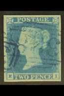 1841 2d Blue "EI" With Large Part "328" (Hadleigh) In BLUE, Fine With Four Margins, Scarce And Attractive. For... - Other & Unclassified