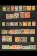 1896-1909 ALL DIFFERENT MINT COLLECTION On A Stockpage. Includes 1896 Range To 4r, 1898 Range To 7½a,... - Zanzibar (...-1963)