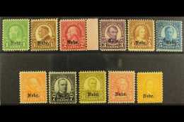 1929 "Nebr." Overprinted Defins Set, Scott 669/79, Never Hinged Mint (11). For More Images, Please Visit... - Altri & Non Classificati